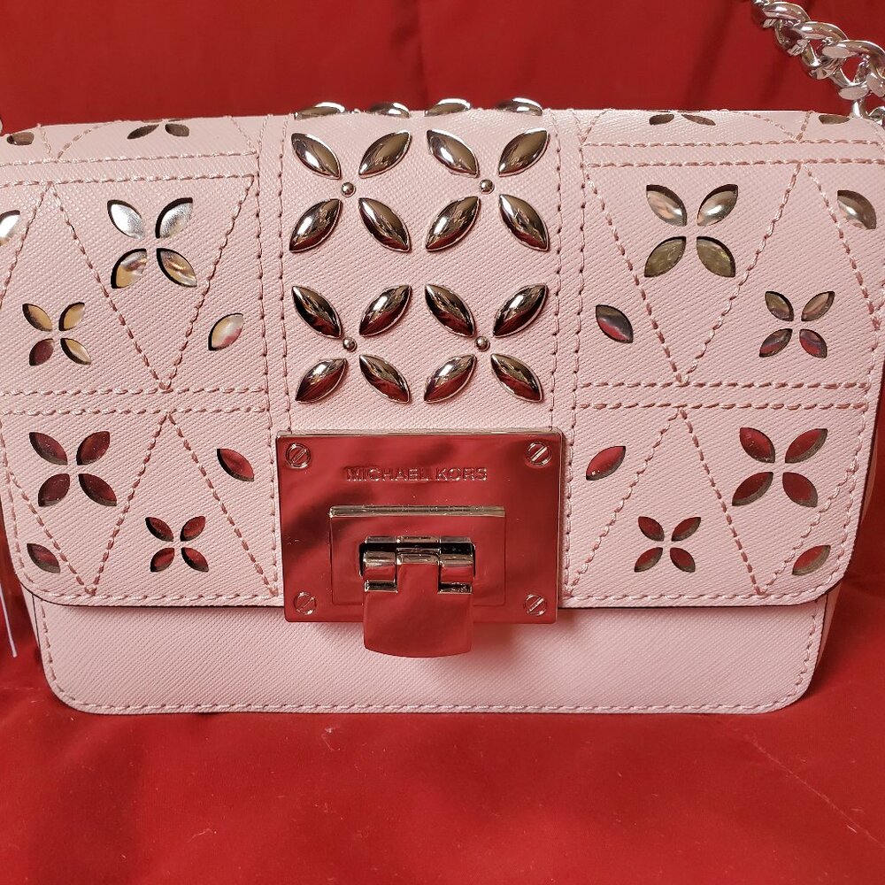 Michael Kors Tina Small Leather Clutch